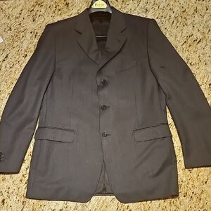Pronto Uomo Charcoal Men's Suit Jacket